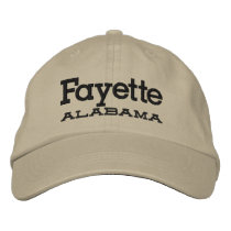 Fayette, Alabama Hat embroidered hats by Rep_Ya_Hood Fayette, Alabama Hat embroidered hats