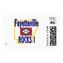 Fayetteville Rocks ! (blue) Stamp