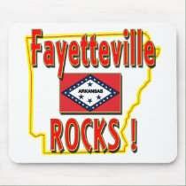 Fayetteville Rocks ! (red) mousepads