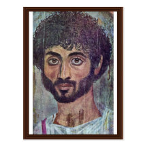 Fayum Mummy Portrait From By Römisch-Ägyptischer Postcard