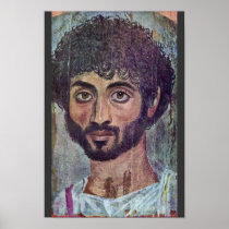 Fayum Mummy Portrait From By Römisch-Ägyptischer Posters