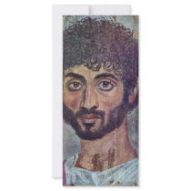 Fayum Mummy Portrait From By Römisch-Ägyptischer Custom Rack Card