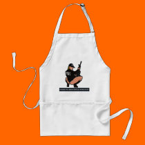 FBI AGENT GIRL aprons