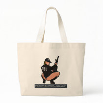 FBI AGENT GIRL TOTE BAGS