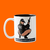 FBI AGENT GIRL mugs