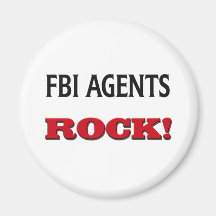 Fbi Agents Rock Fridge Magnets