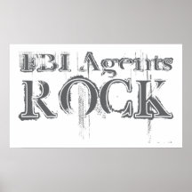 FBI Agents Rock Posters