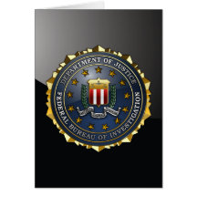 FBI Emblem Greeting Card
