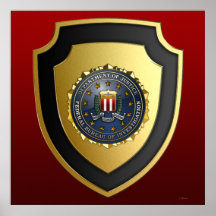 FBI Emblem Print
