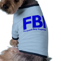 FBI Frequent Boy Inspector pet clothing by Mustang_Lady FBI Frequent Boy Inspector pet clothing