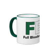 FBI Full Blooded Italian Green Coffee Mug