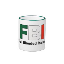 FBI Full Blooded Italian Green Coffee Mug