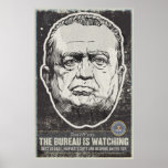 FBI J Edgar Hoover Propaganda Print