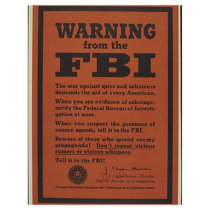 FBI Warning letterhead