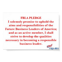 FBLA Pledge posters