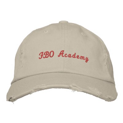 FBO Academy Hat Embroidered Hats by FBOAcademy