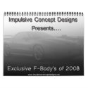 Fbody Calendar 2008