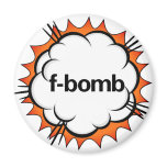 fbomb fridge magnet