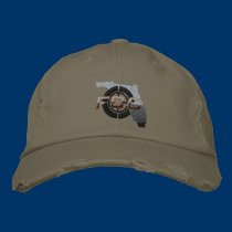 FCC Distressed Adjustable Cap embroidered hats