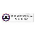 FCHFC Live & Breathe Bumper Sticker bumper stickers