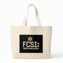 FCSI:  Fashion Crime Scene Investigation Canvas Bag