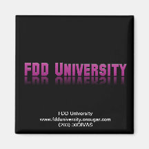 FDD University Merchandise Fridge Magnets