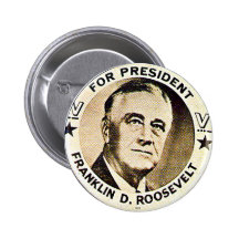 FDR 1940 - Button