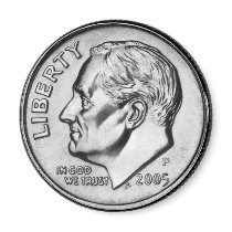 FDR Dime Coin magnet. by maximus7 FDR Dime Coin magnet.