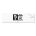 FDR Do Not See Faith Hope Charity As Unattainable bumper stickers