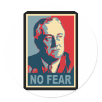 FDR No Fear Sticker