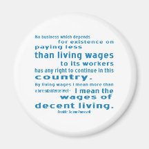 FDR on Wages Magnets