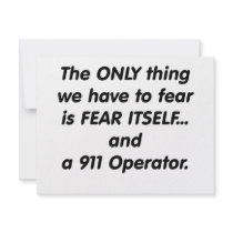 Fear 911 Operator Announcements