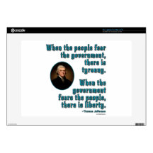 Fear and Government Decal For Laptop