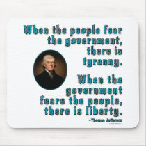 Fear and Government Mouse Pads