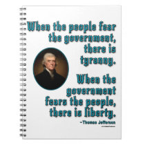 Fear and Government Spiral Notebook