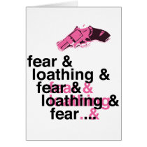 Fear and Loathing Greeting Card