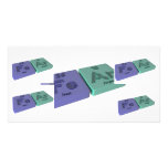 Fear as Fe Iron and Ar Argon photo cards