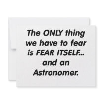 fear astronomer announcement