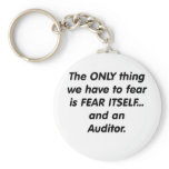fear auditor keychain