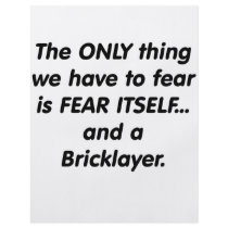Fear Bricklayer flyers by Fear_Itself Fear Bricklayer flyers