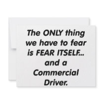 fear commerical driver invitations