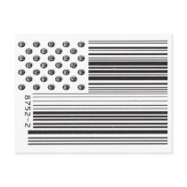 Fear Factory Bar Code Flag postcards by fearfactory Fear Factory Bar Code Flag postcards