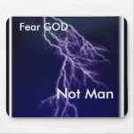 fear god not man mouse mat