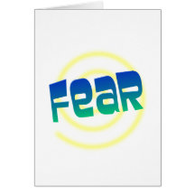 fear greeting card