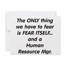 fear human resource manager invitations