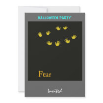 Fear invitations by livart Fear invitations