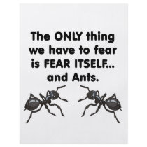 Fear it Itself and Ants 2 Personalized Flyer