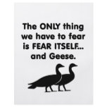 Fear Itself Geese Flyer Design