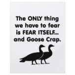 Fear Itself Goose Crap Flyer