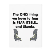 Fear Itself Skunks postcards